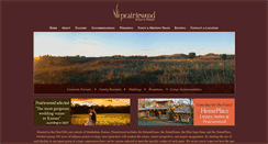 Desktop Screenshot of prairiewood.com