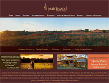 Tablet Screenshot of prairiewood.com